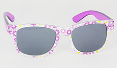 Kindersonnenbrille für Mädchen mit Blumenmuster - Design nr. 3102