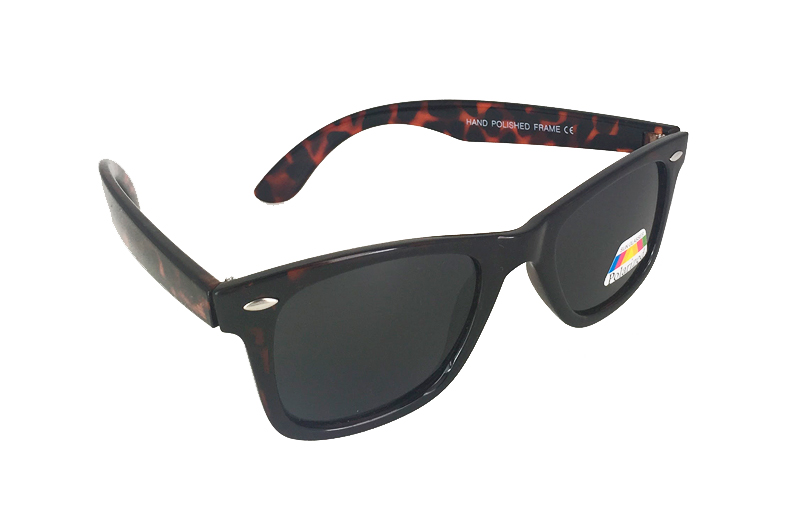 Polarisierte Sonnenbrille im Wayfarer-Design - sunlooper.de - billede 2