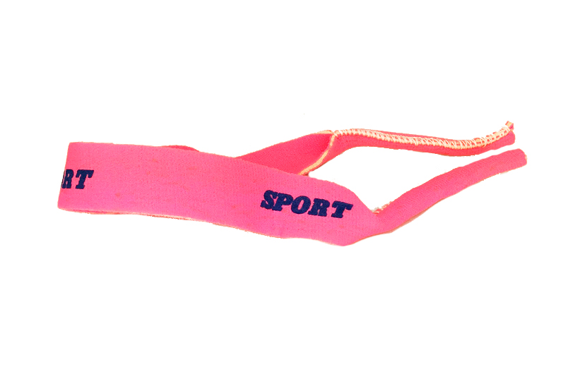 Rosa Brillenelastik/-bÃ¤ndel fÃ¼r den Sport