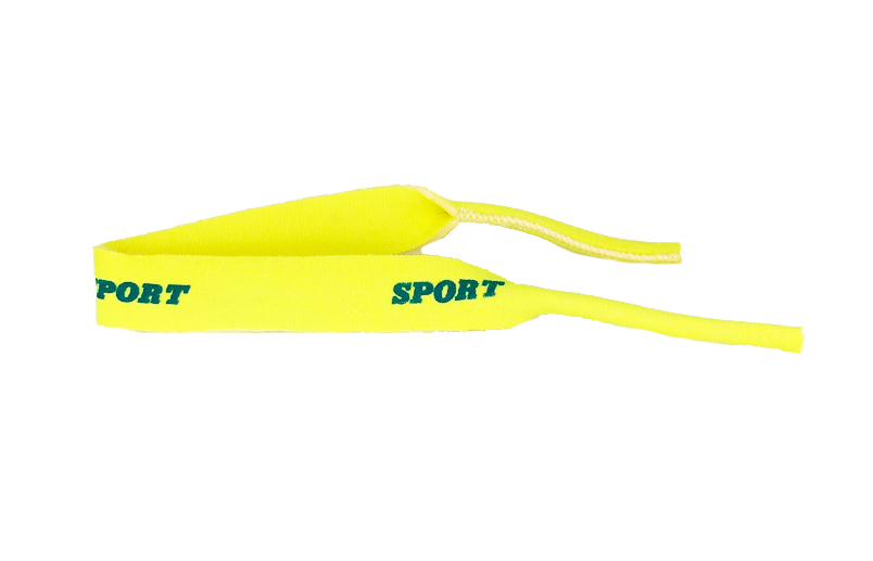 Neon-gelber Brillenelastik/-bÃ¤ndel fÃ¼r den Sport