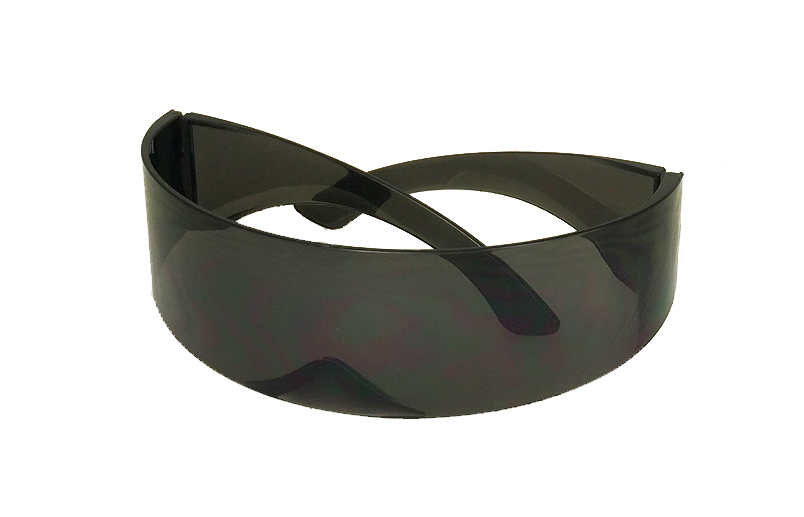 Schwarze Star-Trek Sonnenbrille - sunlooper.de - billede 2
