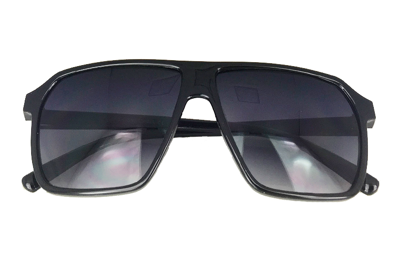Schwarze MillionÃ¤rs-Sonnenbrille - sunlooper.de - billede 2