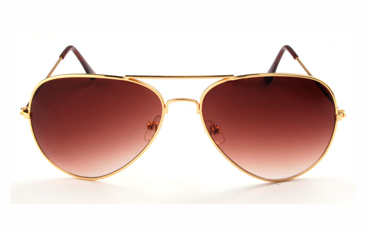 Goldene Pilotenbrille - sunlooper.de - billede 2