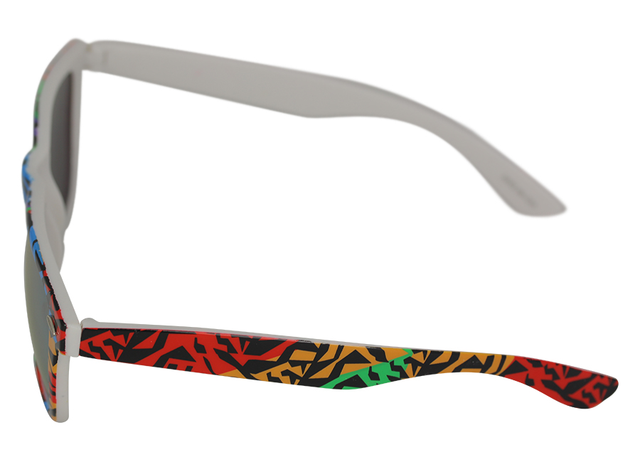 Blau-verspiegelte Sonnenbrille, Wayfarer-Design - sunlooper.de - billede 2