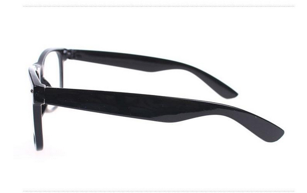 Schwarze Wayfarer ohne StÃ¤rke - sunlooper.de - billede 2