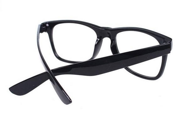 Schwarze Wayfarer ohne StÃ¤rke - sunlooper.de - billede 3