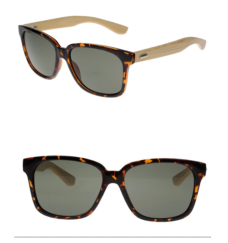 Sonnenbrille mit BambusbÃ¼geln - sunlooper.de - billede 3