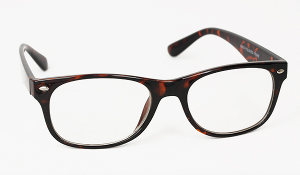 Coole Wayfarer mit KlarglÃ¤sern (nicht verschreibungspflichtig)