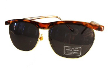 Clubmaster-Sonnenbrille in SchildkrÃ¶tenbraun