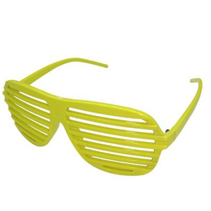  Gelbe Rolladenbrille â€“ shutter shade. - Design nr. 777