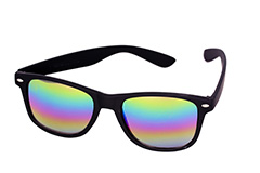 Matte Wayfarer-Sonnenbrille, gefÃ¤rbte GlÃ¤ser - Design nr. 1109