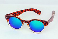 Runde, verspiegelte Sonnenbrille - Design nr. 1136
