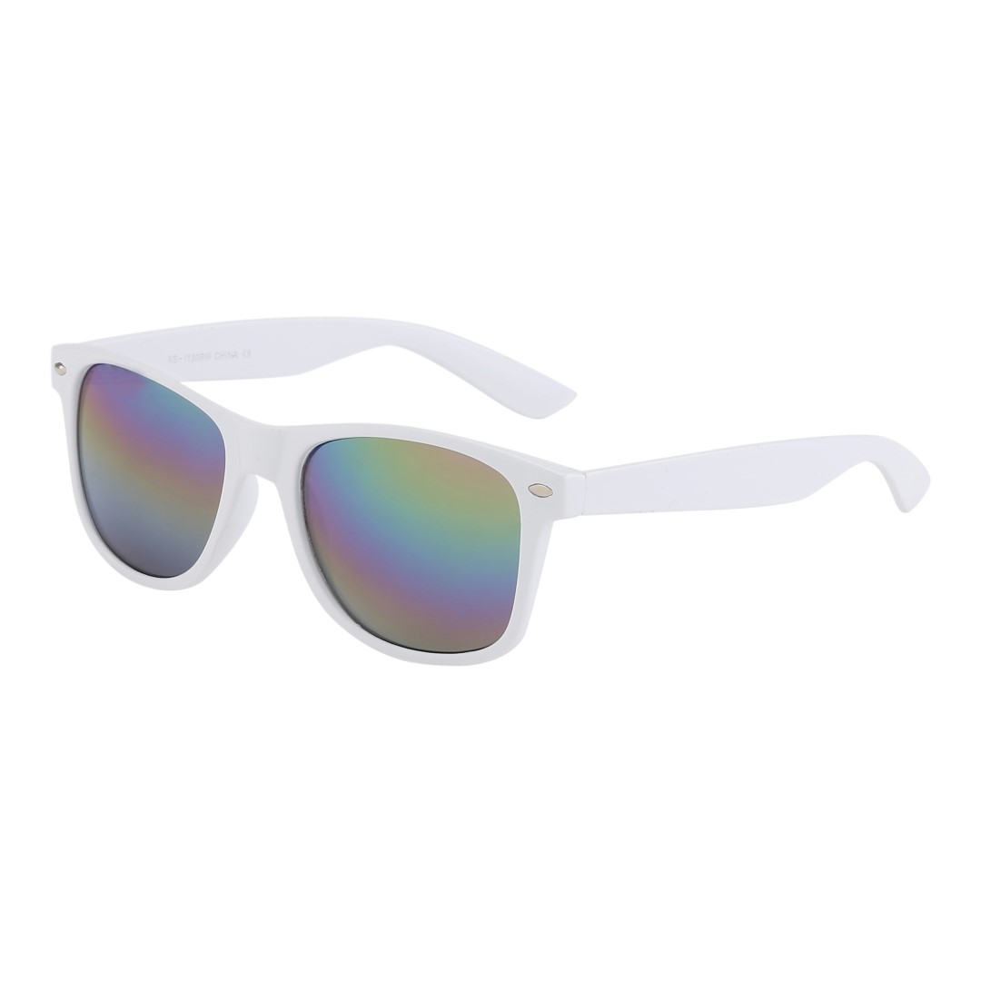WeiÃŸe, verspiegelte Wayfarer - Design nr. 3041